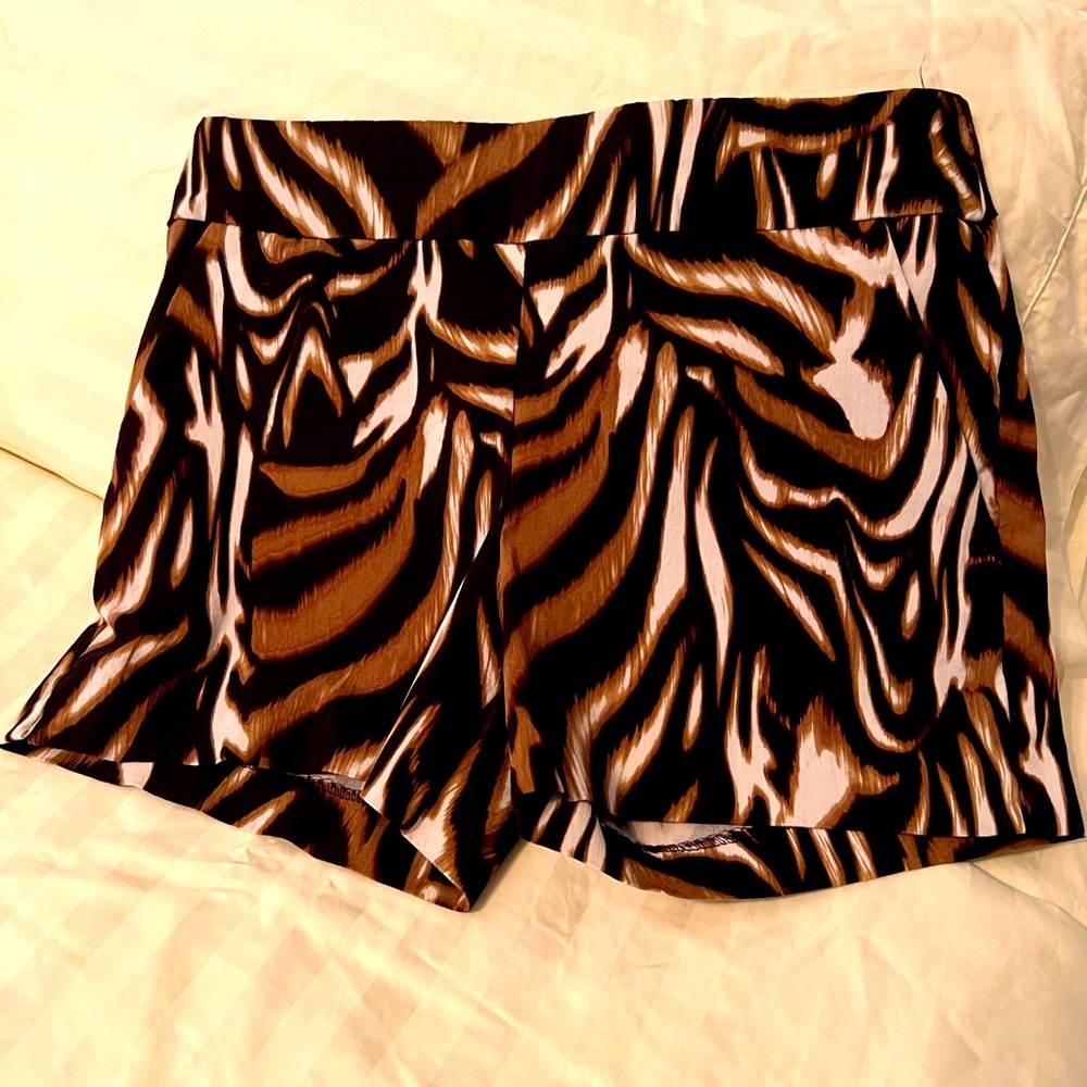 NYC&Co animal print shorts.